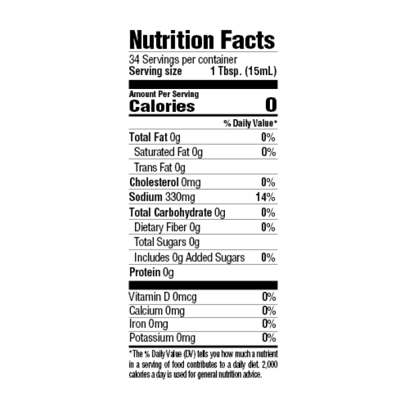 Creole Style Butter Marinade Nutrition Facts