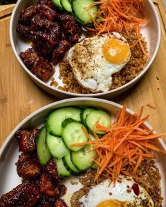 Crispy Creole Breakfast Rice Bowl