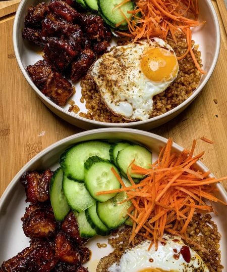 Crispy Creole Breakfast Rice Bowl