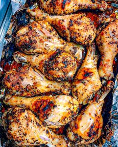 Cajun Spiced Grilled Chicken Drumsticks