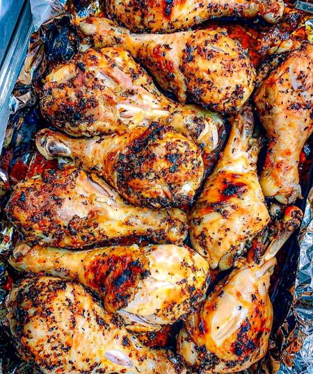 Cajun Grilled Chicken Drumsticks