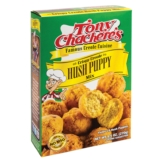 Tag ud Frost Kænguru Crispy Creole Hush Puppy Mix | Tony Chachere's