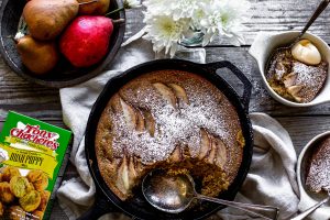 Spiced Pear Skillet Cake2