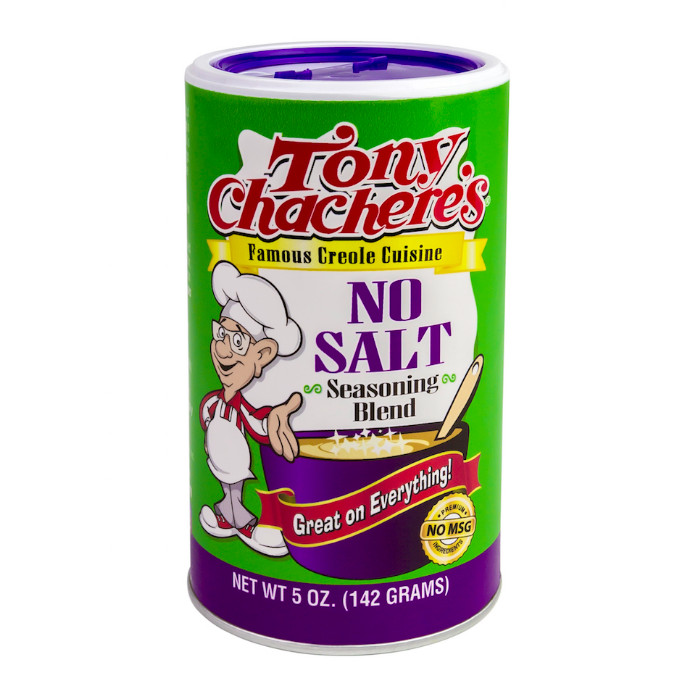 Tony Chachere's Seasoning Blend, No Salt - 5 oz