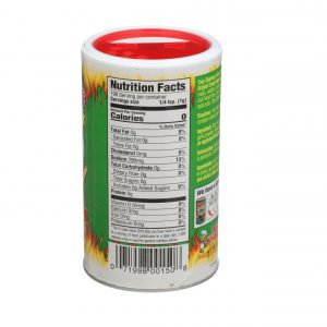 Bold Nutrition Label