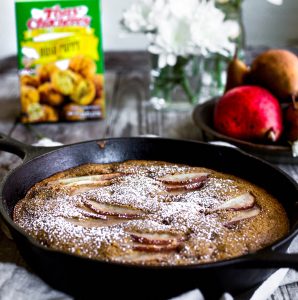 Spiced Pear Skillet Cake