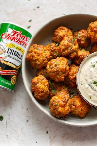 Creole Sausage Balls with Remoulade Dipping Sauce