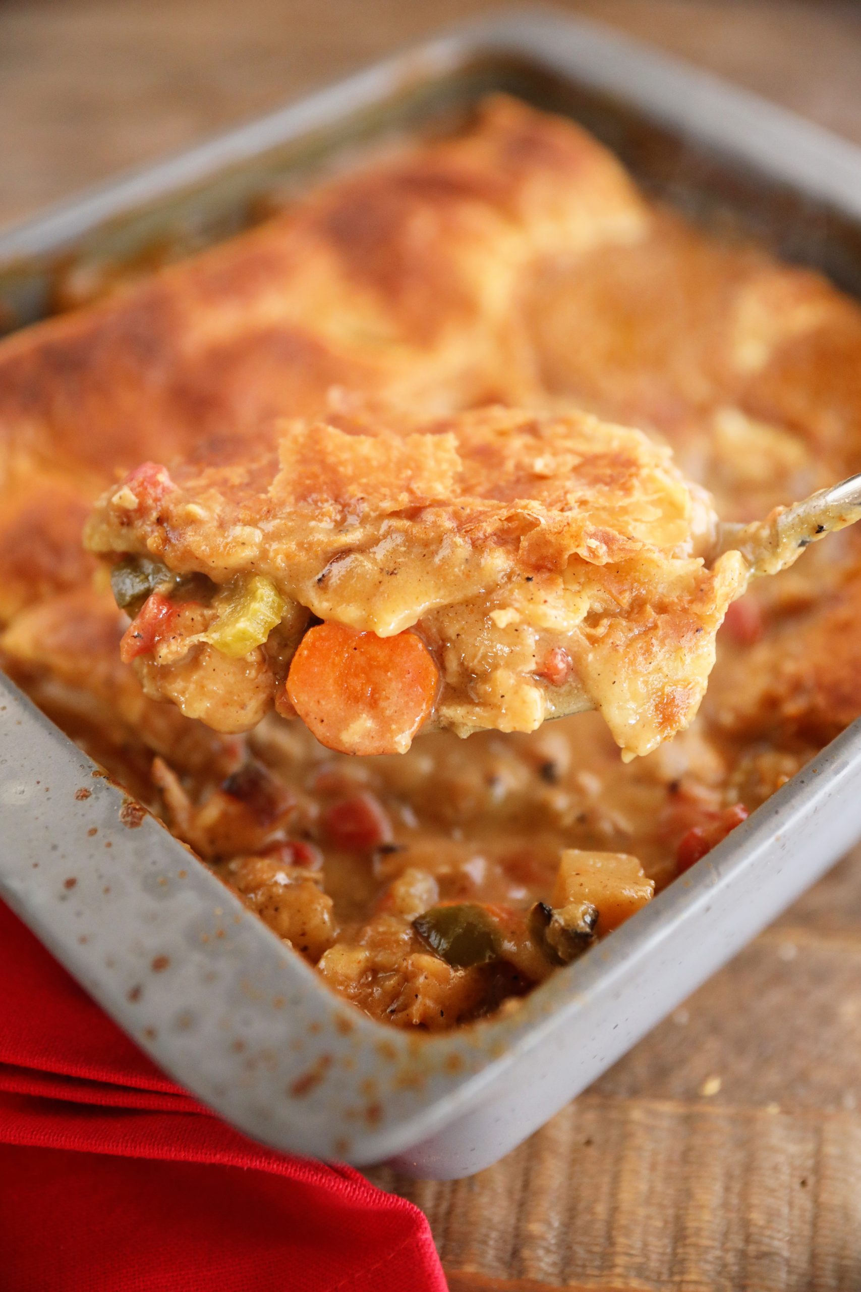 Easy Creole Turkey Pot Pie