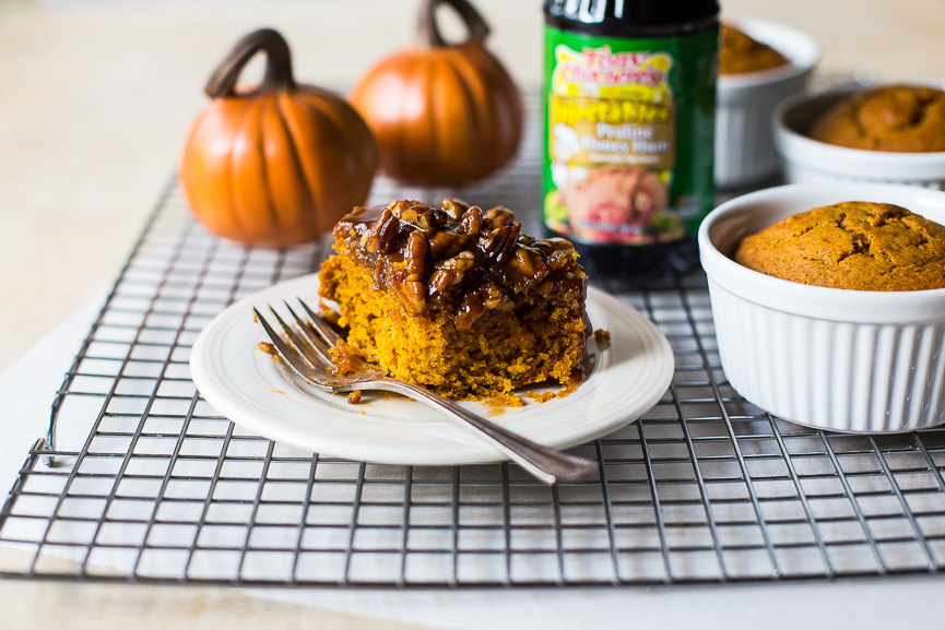 Mini Pumpkin Praline Upside Down Cake