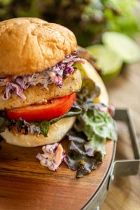 Blackened Swordfish Sandwich