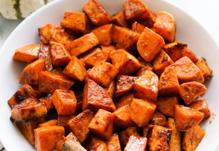 Spicy Roasted Sweet Potatoes