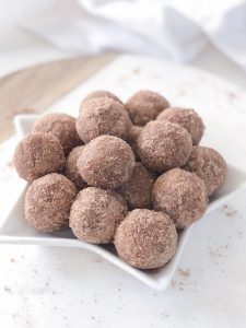 Cinnamon Donut Bliss Balls