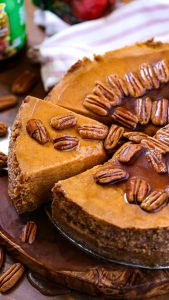 Pumpkin Praline Cheesecake