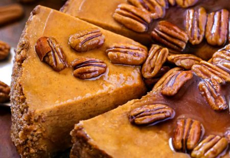 Pumpkin Praline Cheesecake