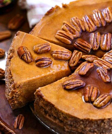 Pumpkin Praline Cheesecake