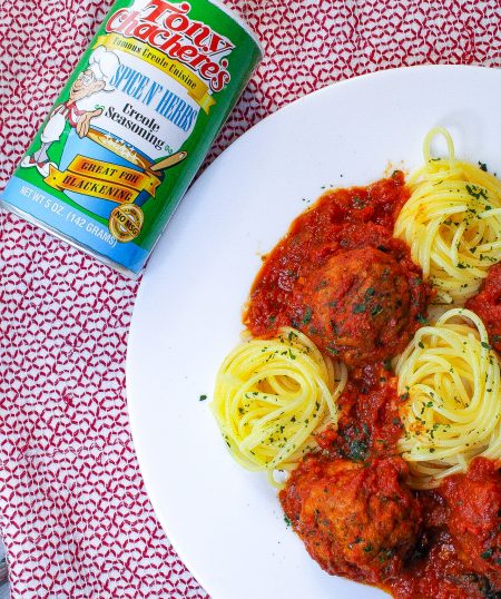 Spaghetti and Chicken Meatballs