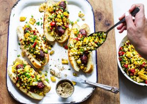 Sausage Dogs with Cajun Corn Salsa 2