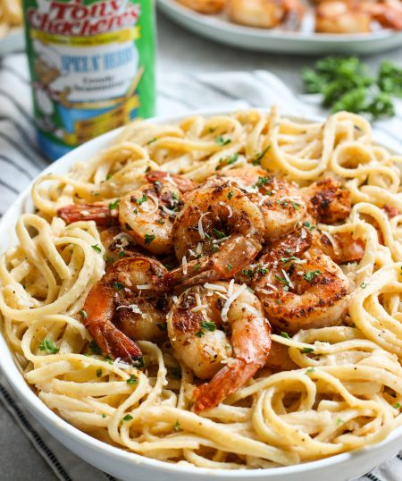 Blackened Shrimp Pasta