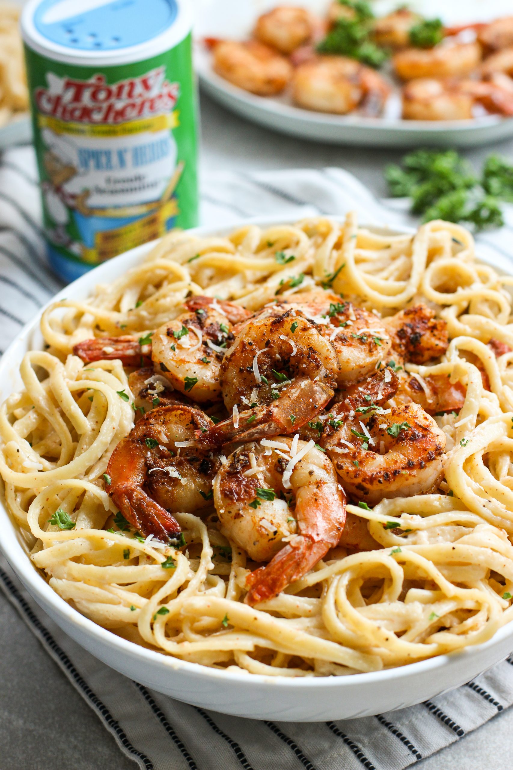 Blackened Shrimp Pasta