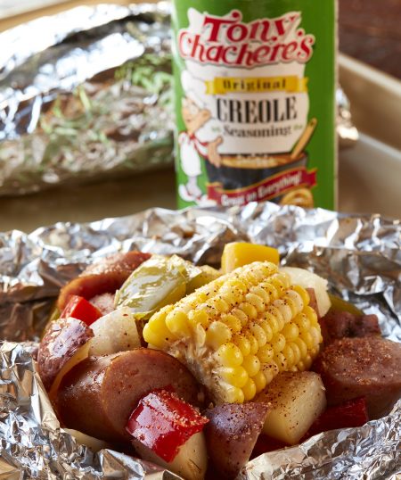 Sausage and Veggies Foil Packets