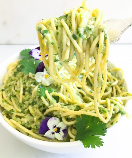 Green Power Mac & Cheese Spaghetti