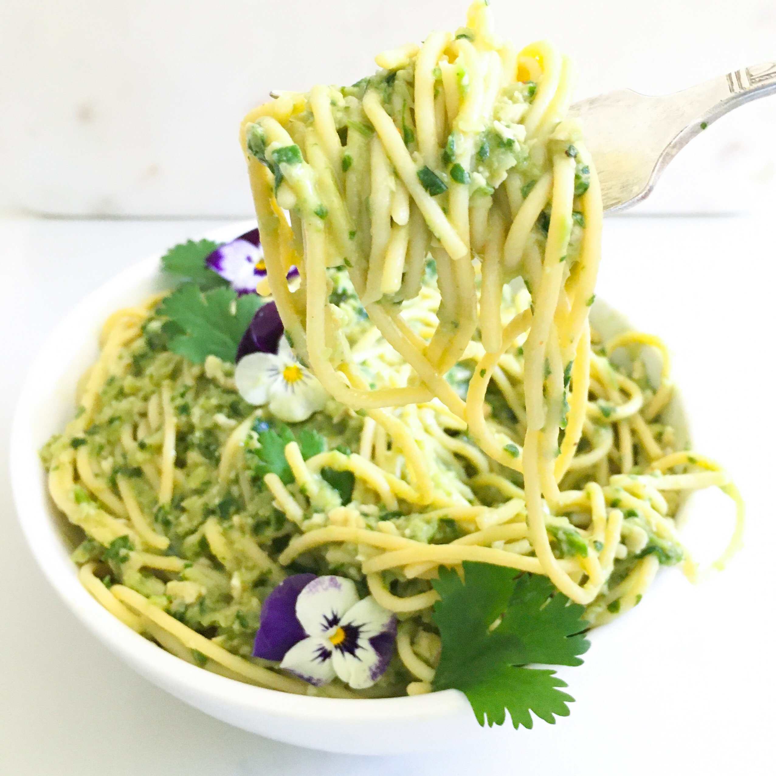 Green Power Mac & Cheese Spaghetti