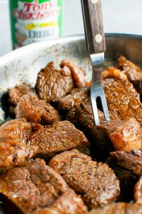 Cajun Butter Steak Bites