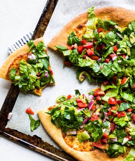 Chopped Salad Pizza