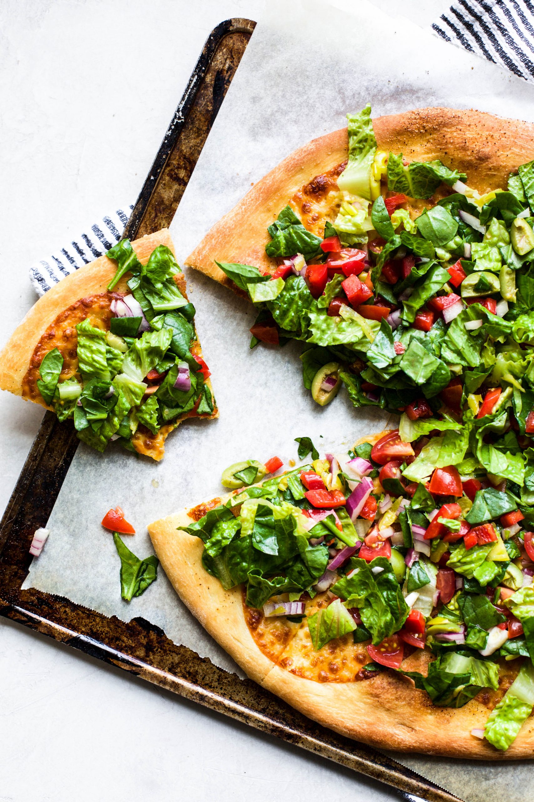 Chopped Salad Pizza