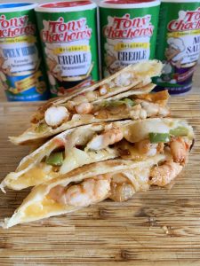 Easy Cajun Shrimp Quesadilla