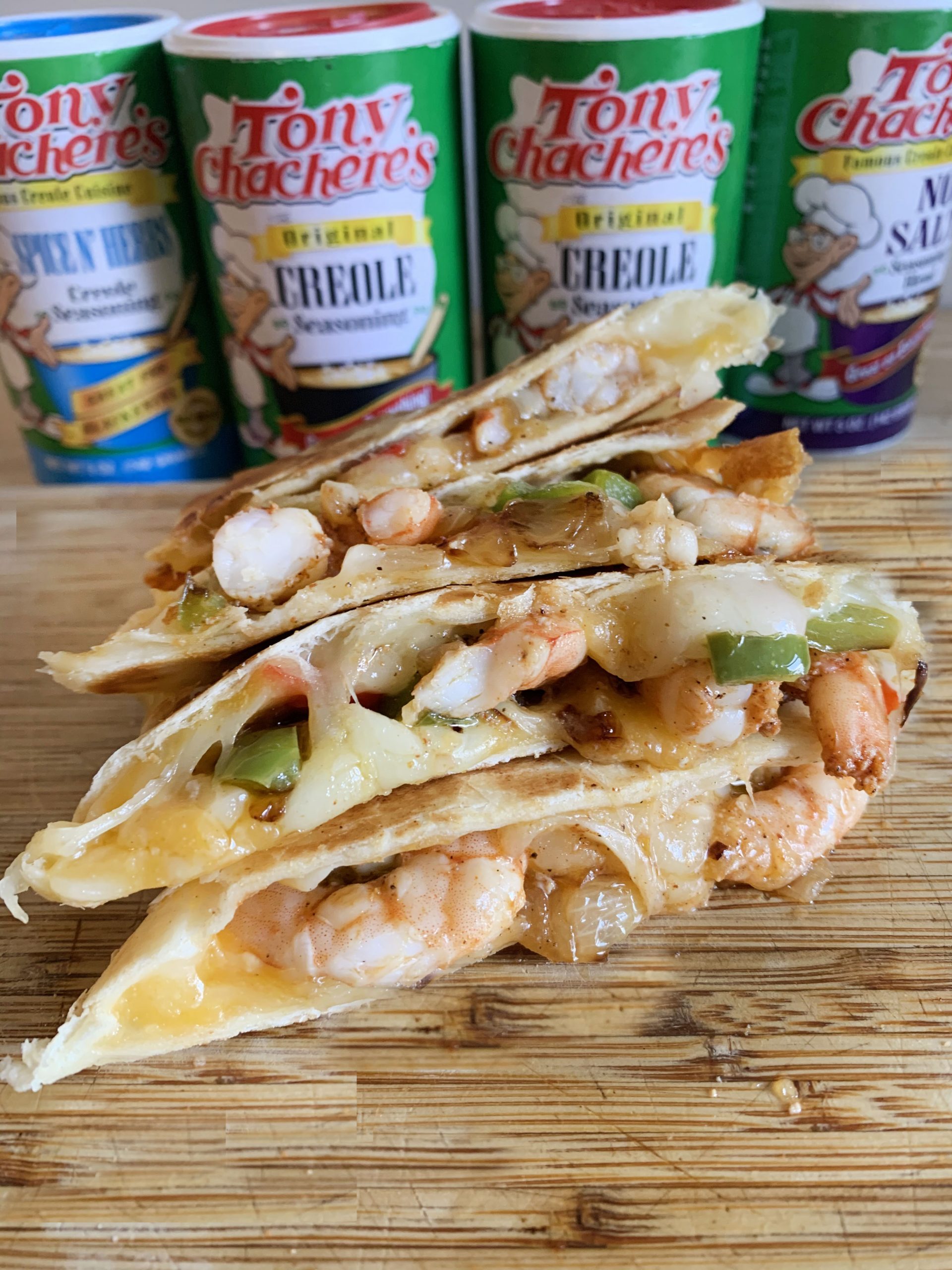 Easy Cajun Shrimp Quesadilla