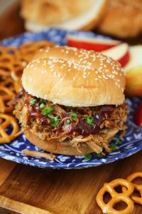 Slow Cooker Apple Cider BBQ Pulled Pork