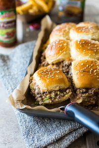 Tony's Baked Cheeseburger Sliders