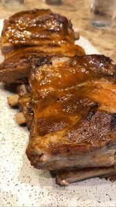 Tony's Glazed Ribs with Homemade BBQ Sauce