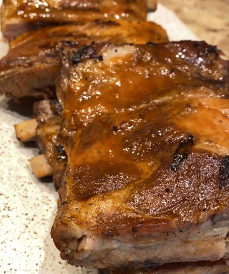 Tony’s Glazed Ribs with Homemade BBQ Sauce