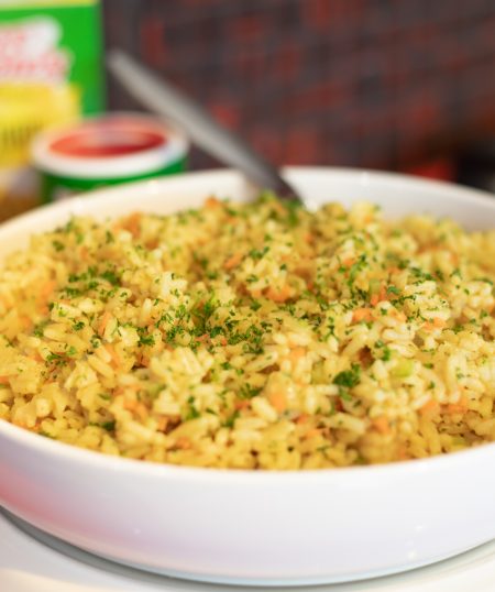 Tony’s Yellow Rice with Seasonal Vegetables