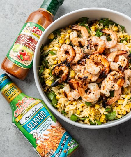 Cajun Grilled Shrimp and Orzo Salad