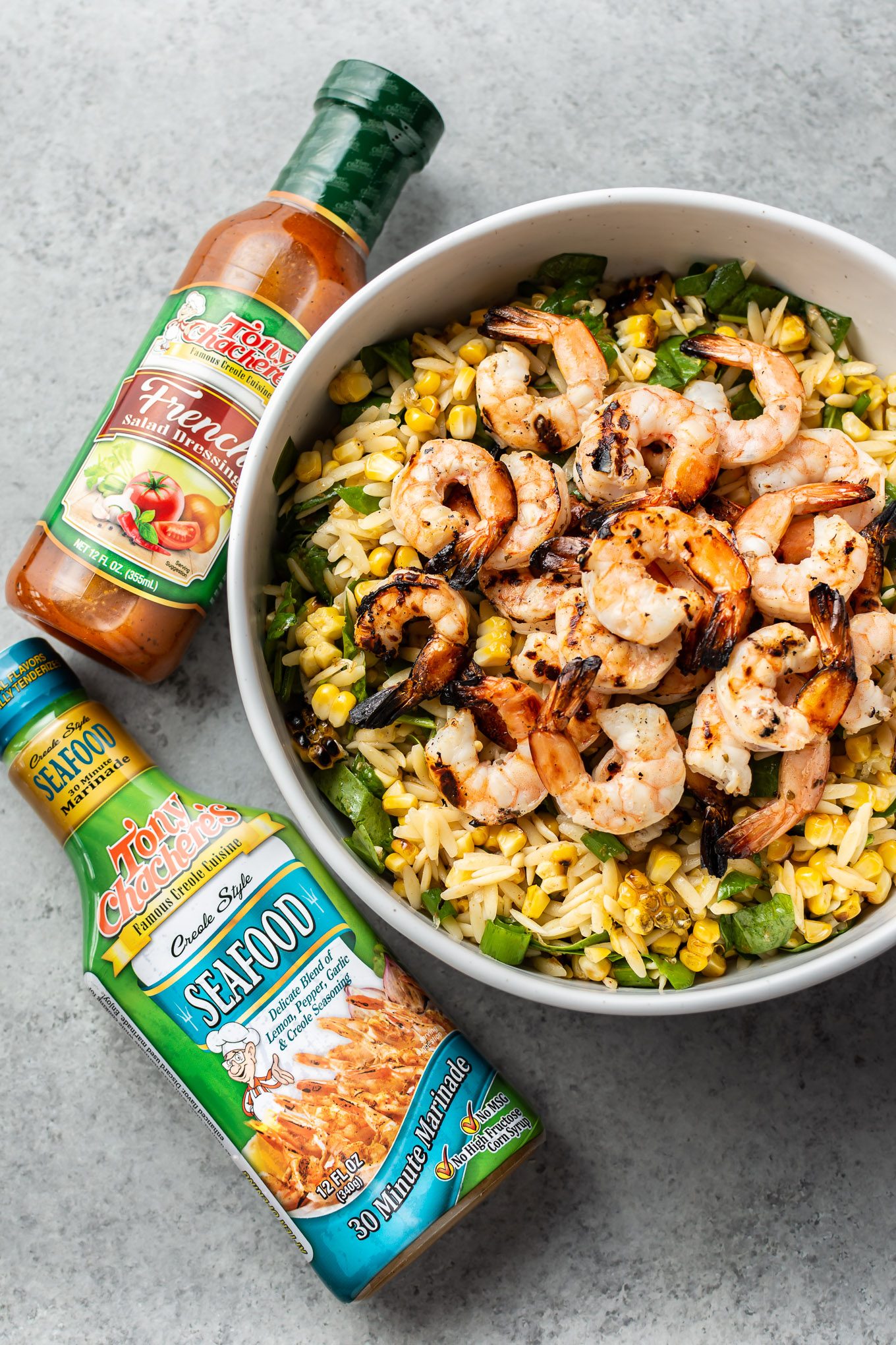 Cajun Grilled Shrimp and Orzo Salad