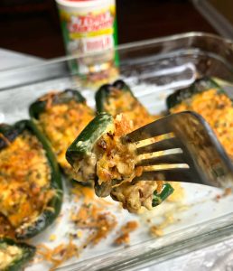 Cajun Shrimp Stuffed Poblano Peppers