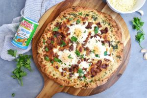 Breakfast Pizza with Country Gravy