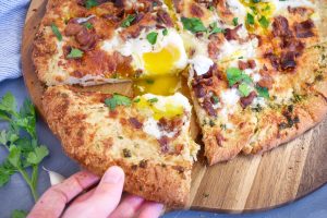 Breakfast Pizza with Country Gravy 2