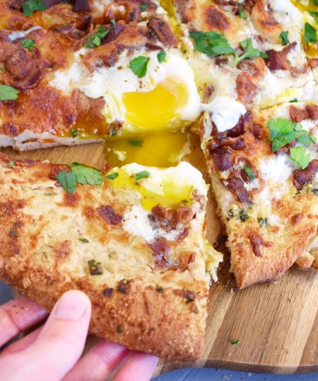 Breakfast Pizza with Country Gravy