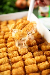 Kickin' Creole Tater Tot Casserole