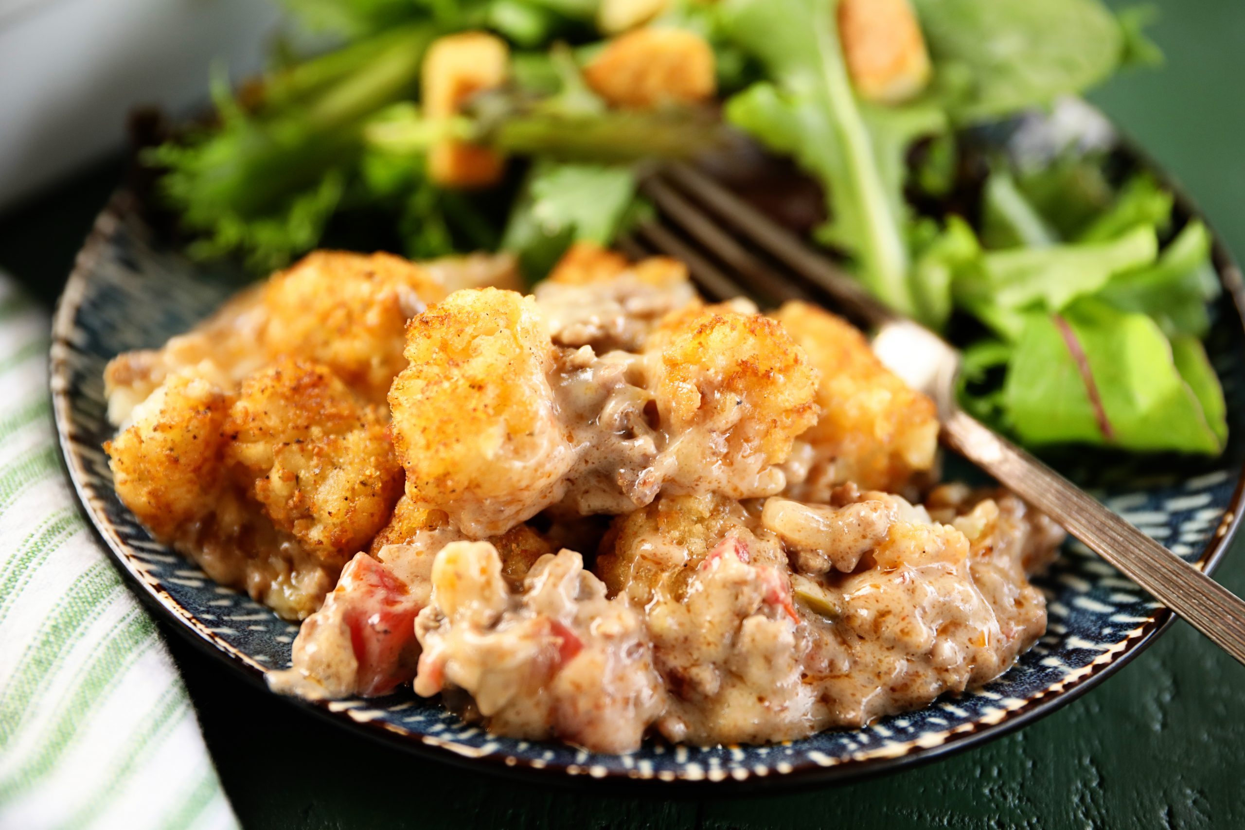 Kickin' Creole Tater Tot Casserole 2