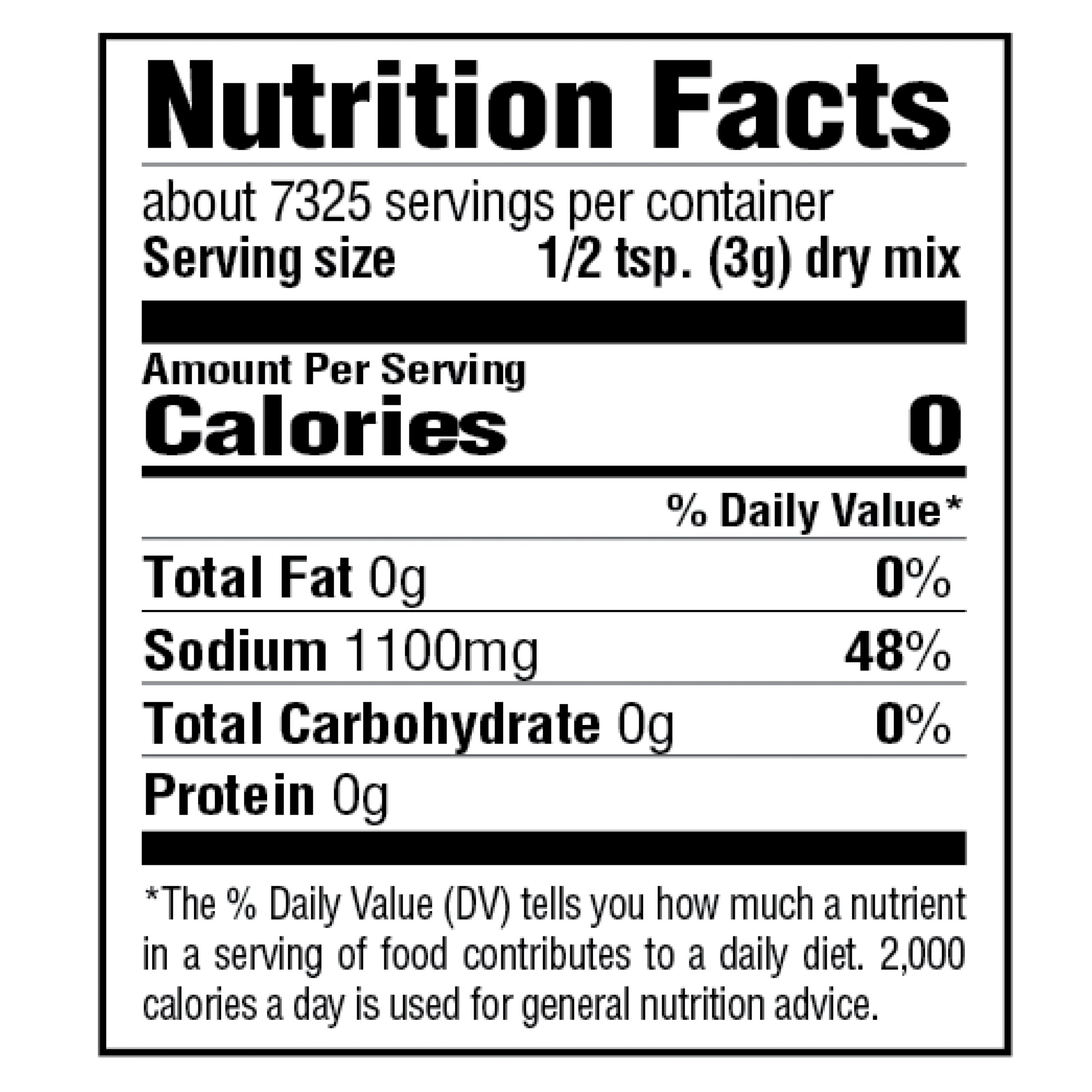 Creole Crawfish & Crab Boil Nutrition Facts