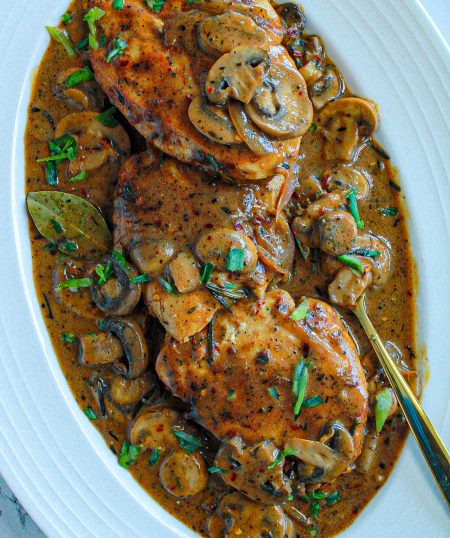 Cajun Mushroom Chicken