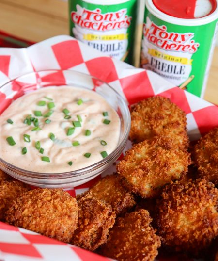 Fried Pickles with Cajun Aioli