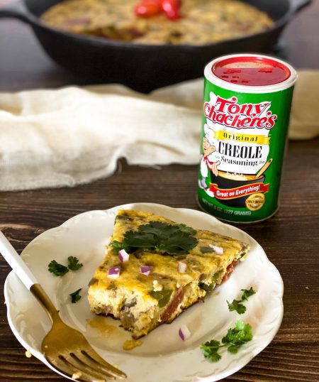 Creole Sausage Breakfast Frittata