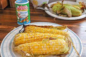 Grilled Marinated Creole Corn