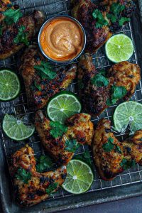 Cilantro-Lime Cajun Roasted Wings